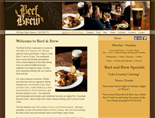 Tablet Screenshot of beefandbrewgeneva.com